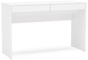 Mesa Computador Escritório Lindóia 1,20m 2 Gavetas - Branco