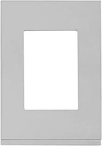Placa Suporte 4x2 3 Postos Vertical Branco Orion Class