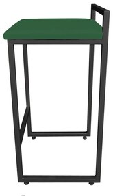 BANQUETA ALTA LAVINIA SUEDE VERDE BASE P