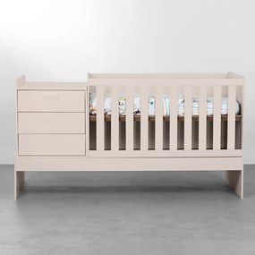 Berço Multifuncional Luna - Areia Fosco