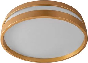 Plafon Sobrepor Aluminio Lucca - DOURADO