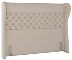 Cabeceira Cama Box Casal 140cm Trinidad Z37 Linho Bege Cru - Mpozenato