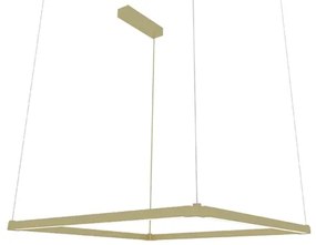 Pendente Led Aluminio Acrilico 30,4W 3000K Fit15 - DOURADO