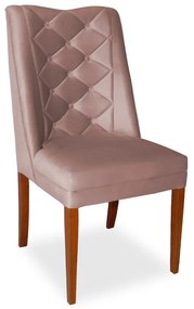 Cadeira de Jantar Micheli Suede Crepe