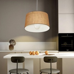 Pendente Cone Palha MJ-4241 Para Mesa de Jantar e Estar