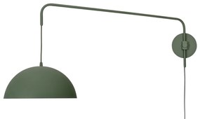 Arandela Yoná 32X95,2X44,2Cm 1Xe27 Braço Haste E Cúpula Alumínio - Usi... (MR-T - Marrom Texturizado)