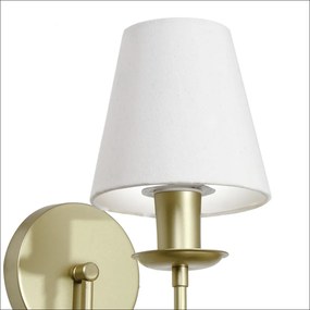 Arandela Cordoba 30X14X25Cm Metal Alumínio E Cúpula Tecido 01Xe27 G45... (COBRE FOSCO)