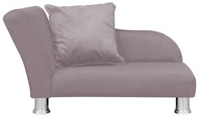 Divã Cama Pet Luxo para Cães E Gatos Elegante Confortável Suede Crepe