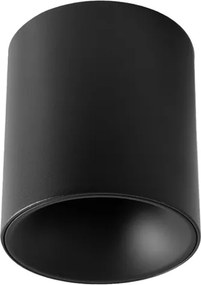 Spot Led De Sobrepor Preto 12w 835lm 2700k Downlight Can