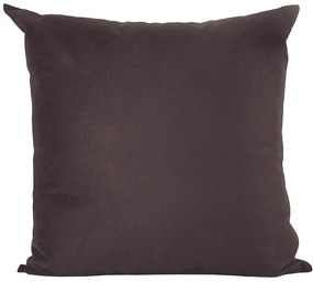 Capa Almofada Suede Marrom 50x50cm - LISO