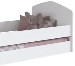 Cama Infantil Com Protetores Encanto A05 Branco - Mpozenato