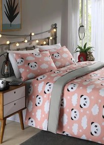 Jogo de Cama 150 Fios Panda Queen 4 Peças