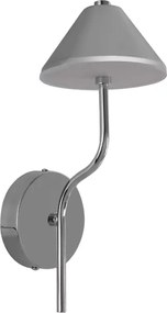 Arandela Led Ferro Acrilico Cromado 5W 3000K