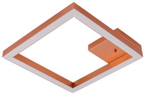 Plafon Poly 41X41Cm Led 32,8W Bivolt | Usina 19260/41 (FN-F - Fendi Fosco, 3000k)