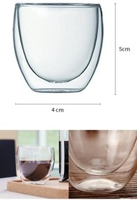 Xícara com Parede Dupla 80 ml