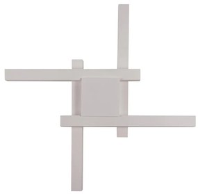 Plafon Lara 53X53Cm Led 32,8W Bivolt | Usina 19275/53 (FN-F - Fendi Fosco, 3000k)