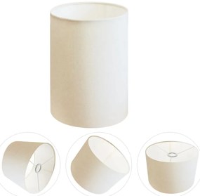 Cúpula abajur e luminária cilíndrica vivare cp-7003 Ø15x20cm - bocal nacional