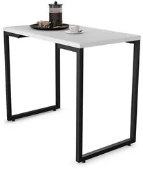 Conjunto Mesa de Cozinha Prattica Industrial 90cm com 2 Banquetas F02