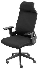 Cadeira Office Norel Sistema Relax Tela Preta - 79360 Sun House