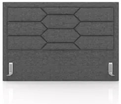 Cabeceira Cama Box Casal 140cm Texas Z37 Linho Cinza Escuro - Mpozenat