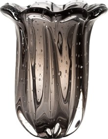 Vaso Murano Everest P - Cinza Ônix  Ônix