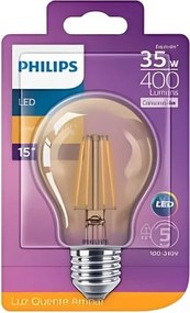 Lâmpada Led Bulbo A60 Filamento E27 4w 180° 2500k