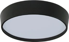 Plafon De Sobrepor Aluminio Redondo 54Cm Ravena - PRETO