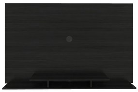 Painel Para TV Até 60" 1 Nicho 3 Prateleiras Premium Preto