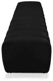 Calçadeira Olivia King 195 cm Veludo Preto - D'Rossi