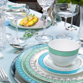 Jogo de Jantar Chá e Cafezinho Mariè 42 Peças  Porcelana