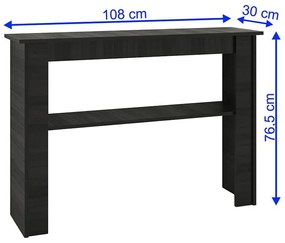 Aparador Para Sala Decoração Premium Prateleira Preto