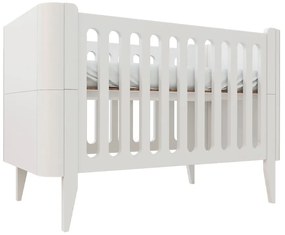 Berço Evolutivo Bo 3 em 1 com Pés Branco - Branco