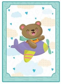 Quadro Decorativo para Bebe 3d Ursinho 30 x 41  Cia Laser - D'Rossi