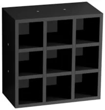 Nichos Decorativo Porta Toalha Salão Kit 2 Preto - AJL Móveis