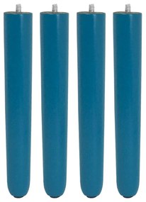 Kit 04 Pés Palito Azul 25 Cm - D'Rossi
