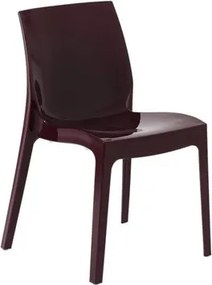 Cadeira Tramontina Alice Vermelho Garnet Brilho em Polipropileno
