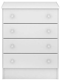 Comoda Infantil 4 Gavetas Brilhar Q01 - ADJ Decor