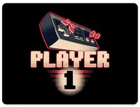 Kit 2 Mousepad Gamer Player 1 e Mousepad Player 2