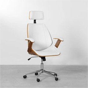 Cadeira de Escritório Lisboa Giratória – Branco