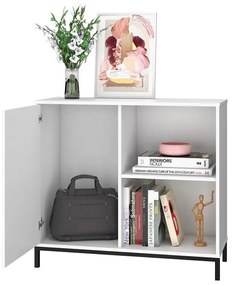Balcão Buffet Multiuso 1 Porta BMU35 Branco