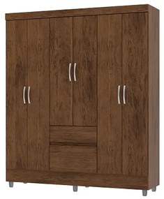 Guarda Roupa Ideal 6 Portas Plus Imbuia – Vila Rica Móveis