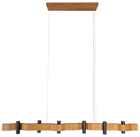 Pendente Linear Madeira Imbuia Flow