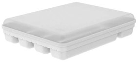 Organizador de Talheres Logic Com Tampa - Branco