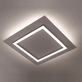 Plafon Sharp Quadrado 58X58X4,5Cm Led 112W Bivolt - Usina 19690/58 (TC-F - Terracota Fosco, 3000k)