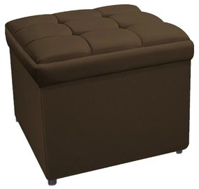 Calçadeira Copenhague 100 cm Solteiro Suede Marrom - ADJ Decor