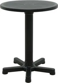 Mesa Tramontina Capri Preto 59 cm em Polipropileno