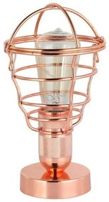 Luminaria de Mesa Lumini cor Cobre 27cm - 44039 Sun House