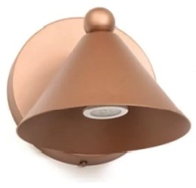 Arandela Time Cone Aluminio Fixo 16X14X10,5Cm 1Xmr11 - Old Artisan Ar-... (CAFÉ)