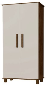 Armário Organizador 2 Portas Nicolau Malbec/Off White G37 - Gran Belo