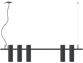Pendente Retângular 100X5,5X20,8Cm Tubo Transpasse Assimétrico Alumíni... (CHAMPANHE)